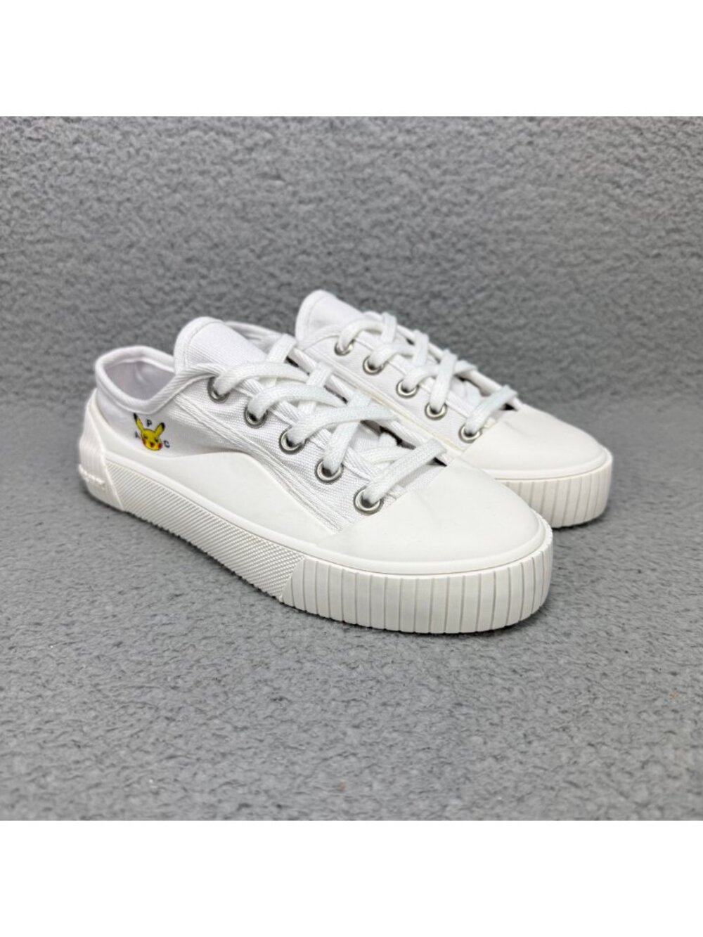 A.P.C. Pokemon Sneakers Womens 5 / EU 35 Shoes White Pikachu Iggy Basse APC Kids